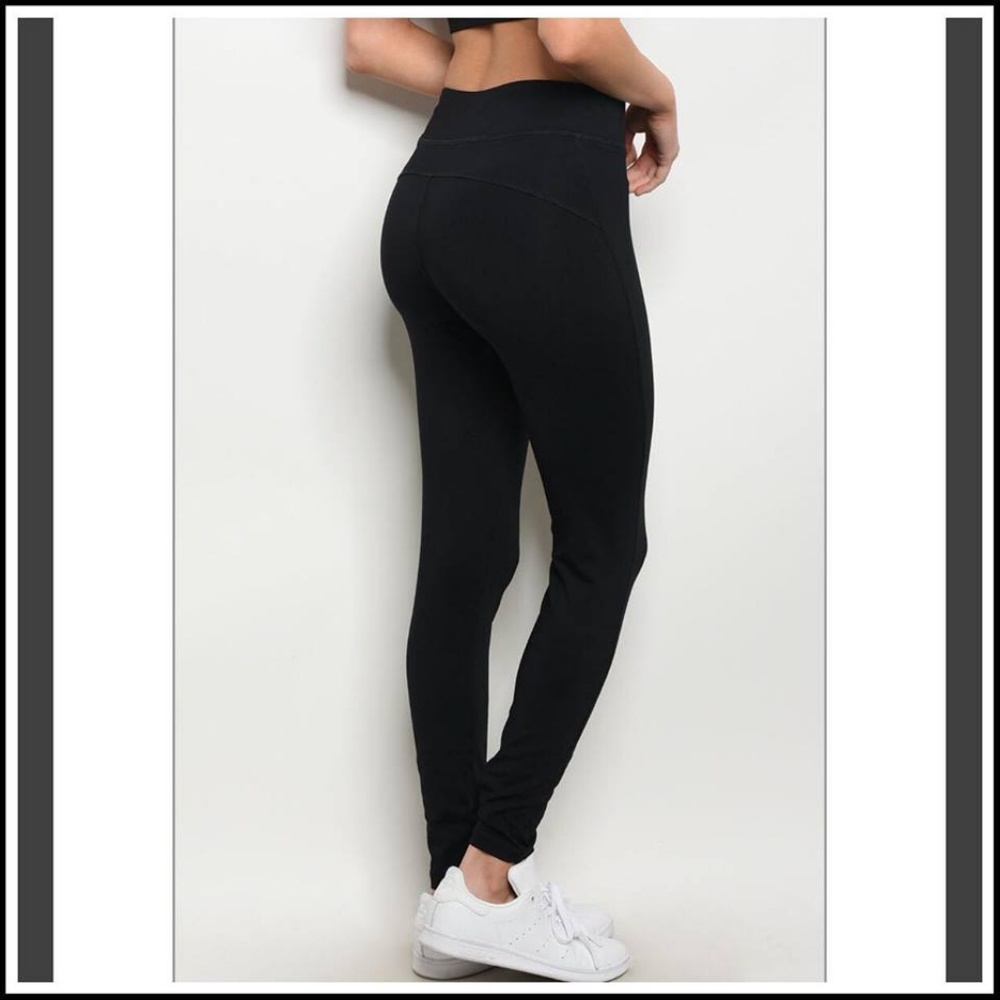 LAST ONE! New Black Athletic Leggings - Picture 4 of 4